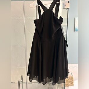 Black cocktail dress
